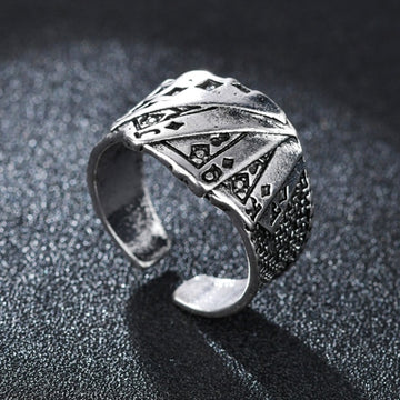 Adjustable Vintage Silver Color Punk Dragon Rings For Men Women Biker Rock Opening Ring Gothic Cool Valentine's Day Jewelry Gift daiiibabyyy